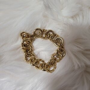 J. Crew Elegant Gold Chain Bracelet